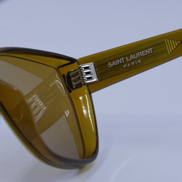 Saint Laurent SL 758 004 Sunglasses Ochra Cat Eye Frame, Nicotine Lenses main image 5